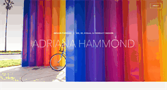 Desktop Screenshot of adrianahammond.com